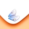 Transparent Resin Pendants, Wing Charms with Gold Foil, Dodger Blue, 25x12mm, Hole: 1.2mm