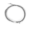 Men's Constellation Stainless Steel Necklace, Cable & Curb Chains Double Layer Necklace, Scorpio, 20.08~31.50 inch(51~80cm)