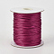 Eco-Friendly Korean Waxed Polyester Cord, Medium Violet Red, 1.5mm, about 169.51~174.98 Yards(155~160m)/Roll