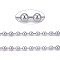 304 Stainless Steel Ball Chains, with Spool, Soldered, Stainless Steel Color, 8mm, about 32.8 Feet(10m)/roll