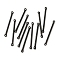 304 Stainless Steel Links, Bar Connector Charms, Black, 30x2.5x1.5mm, Hole: 1.4mm