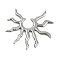 304 Stainless Steel Cabochons, Sun, Stainless Steel Color, 29.5x33x2mm