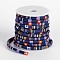 Ethnic Cord Polyester Cords, Midnight Blue, 7x5mm, 10yards/roll
