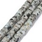 Natural Sesame Jasper/Kiwi Jasper Beads Strands, Heishi Beads, Flat Round/Disc, 6x3mm, Hole: 1mm, about 119~131pcs/strand, 14.76~15.74 inch(37.5~40cm)