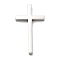 304 Stainless Steel Big Pendants, Cross Charm, Stainless Steel Color, 53.5x29.5x5mm, Hole: 3.5mm