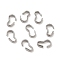 Non-Tarnish 304 Stainless Steel Quick Link Connectors, Chain Findings, Number 3 Shaped Clasps, Stainless Steel Color, 7.7x4.5x1.5mm