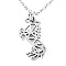 Non-Tarnish 201 Stainless Steel Pendant Necklaces, with Cable Chains, Unicorn, Stainless Steel Color, 15.7 inch(40cm), 1.5mm, Unicorn: 21.5x10x1mm