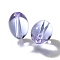K9 Glass, Imitation Austrian Crystal Beads, Oval, Faceted, Lilac, 11x8mm, Hole: 1.8mm