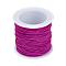 Elastic Cord, Fuchsia, 1mm, about 22.96 yards(21m)/roll