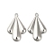 Non-Tarnish 304 Stainless Steel Pendants, Leaf, Stainless Steel Color, 20x13x1.5mm, Hole: 1.4mm