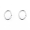 Non-Tarnish 304 Stainless Steel Jump Rings, Open Jump Rings, Oval, Stainless Steel Color, 4x3x0.6mm, 22 Gauge, Inner Diameter: 2x2.5mm, about 290pcs/5g