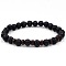 Sparkling Stone Volcano Stone Black Iron Stone Bracelet Couple Bracelet Personalized Bracelet