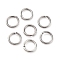 Non-Tarnish 304 Stainless Steel Jump Rings, Open Jump Rings, Round Ring, Metal Connectors for DIY Jewelry Crafting and Keychain Accessories, Stainless Steel Color, 21 Gauge, 5x0.7mm, Inner Diameter: 3.6mm
