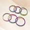 304 Stainless Steel Plain Band Rings, Rainbow Color, 2mm, Inner Diameter: 15.5~20.5mm