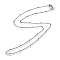 Brass Necklaces, Platinum, 17 inch