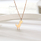 Cute Stainless Steel Pixel Dinosaur Pendant for Women's Daily Wear