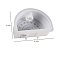 Silicone Candle Holder Mold for Vertical, DIY Resin Candle Making, Rainbow, White, 11.4x4.2x8.1cm