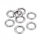 Tarnish Resistant 304 Stainless Steel Spring Gate Rings, O Rings, Manual Polishing, Stainless Steel Color, 20x3.5mm