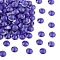 Preciosa® MAXIMA Crystal No Hotfix Flatback Stones, Czech Crystal, Lacquer Foiling, Round(438 11 615 Chaton Rose), 00030 425 Crystal Neon Violet, SS16(3.8~4mm)