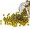 TOHO Round Seed Beads, Japanese Seed Beads, (747) Copper Lined Lime Green, 11/0, 2.2mm, Hole: 0.8mm, about 1110pcs/10g
