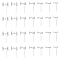 304 Stainless Steel Curb Chain Extender, with Lobster Claw Clasps and Ribbon Crimp Ends, Stainless Steel Color, 25~39mm, 14sets/box