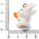Подвески из смолы с животной тематикой RESI-S010-04G-3