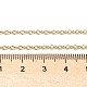 Модные унисекс ожерелья из нержавеющей стали 304 с цепочкой NJEW-L043-16G-2