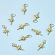 10шт латунные подвески KK-BC0004-96-4