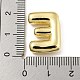 Латунные микропаве прозрачные подвески с фианитом KK-E093-04G-E-3