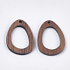 Подвески из орехового дерева WOOD-S054-02-2