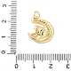 Латунные микро проложить кубического циркония подвески KK-D357-05B-G-3