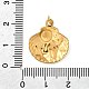 Подвески из искусственного жемчуга из нержавеющей стали 304 STAS-B093-27G-3