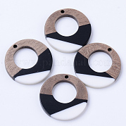 Подвески из смолы и ореха RESI-N025-004A-B01