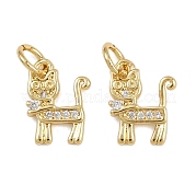 Латунные микро проложить кубического циркония подвески KK-A269-63G