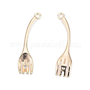 Подвески из латуни с прозрачным фианитом KK-N232-476