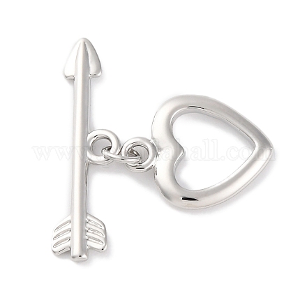 Застежки-кнопки в форме сердца из латуни KK-S403-21P-1
