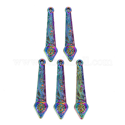 Подвески из сплава цвета радуги PALLOY-S180-289-NR-1