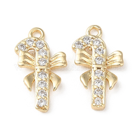 Латунные микро проложить кубического циркония подвески KK-F862-11G-1