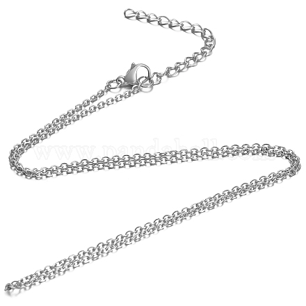 Ожерелье из не тускнеющей нержавеющей стали 304 с цепочкой STAS-T040-PJ206-55-1