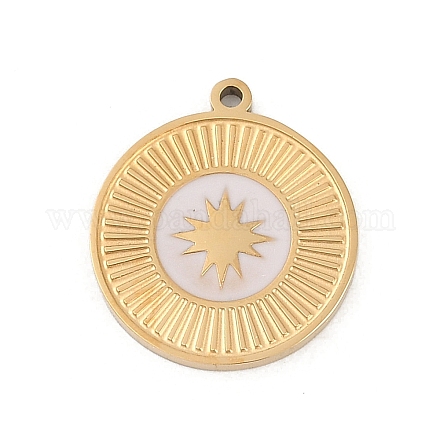 Подвески из нержавеющей стали 304 с эмалью STAS-I325-055G-01-1