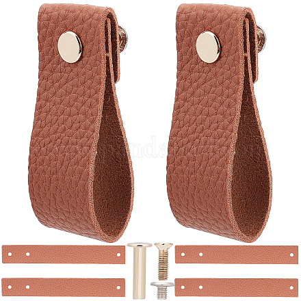 Ручка шкафа из искусственной кожи DIY-WH0258-81B-1