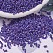 MIYUKI Delica Beads, Cylinder, Japanese Seed Beads, 11/0, (DB0880) Matte Opaque Cobalt AB, 1.3x1.6mm, Hole: 0.8mm, about 2000pcs/10g
