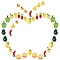 40Pcs 10 Style Light Gold Plated Alloy Enamel Pendants, Cadmium Free & Lead Free, Mixed Shapes, Mixed Color, 4pcs/style