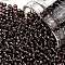 TOHO Round Seed Beads, Japanese Seed Beads, (26C) Silver Lined Amethyst, 11/0, 2.2mm, Hole: 0.8mm, about 1110pcs/bottle, 10g/bottle