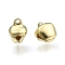 Iron Bell Charms, Golden, 9.5x8x7mm, Hole: 1~2mm