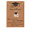 Graduation Theme Alloy Pendant Necklaces, Golden, Book, 17.32 inch(44cm)