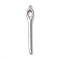 Alloy Pendants, Needle, Lead Free & Cadmium Free, Platinum, 49.5x7.5x2.5mm, Hole: 1.5mm