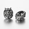 Lion Head Alloy Beads, Gunmetal, 15x11.5x7.5mm, Hole: 2mm