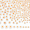 3 Strands 3 Styles Handmade Millefiori Glass Bead, Flower, Mixed Color, 3.7~9x2.6~3.2mm, Hole: 1mm, about 56~110pcs/Strand, 15.75 inch(40cm), 1 strand/style