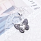 Butterfly Alloy Keychain, Heart, 73mm